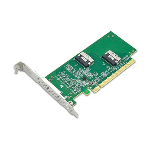 Adaptador PCIe X16 a SlimSAS SFF 8654 8i de alta computación interna 4