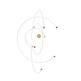 KAILIKETIY Balanced Dynamic Pendant Modern Wall Decor Solar System Mobile for Adults Physics Hanging Mobile...