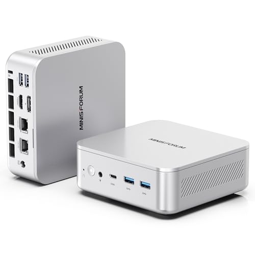 Image of MINISFORUM M2-356H Mini PC Intel Core Ultra 7 356H(16C /16T, Up to 4.7GHz), 90 Tops, 32GB DDR5 1TB SSD Mini Desktop Computer, 2X 2.5G LAN, HDMI+DP+USB4(PD) Video Outputs, WiFi 7, BT5.4, Intel Graphics