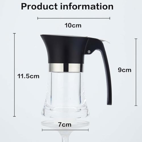 Botella de condimento inoxidable dispensador de jarabe para hogar 3