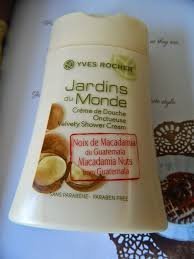 Yves Rocher Jardins du Monde Macadamia Nuts Shower Gel 8.4 oz