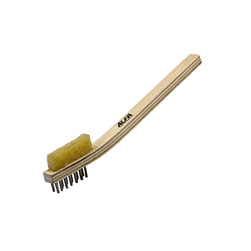 ALFA International Stone-CT Slicer Stone Cleaning Brush with Wood Handle