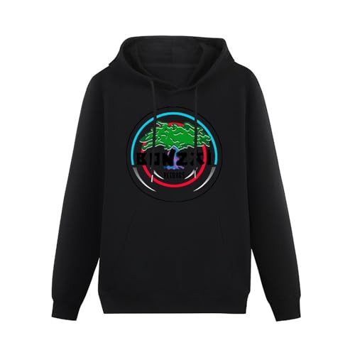 Ghee Bonzai Records Techno Trance Hardcore Unisex Hooded Printed Pullover Hoodies Mens Black Sweatshirts XXL