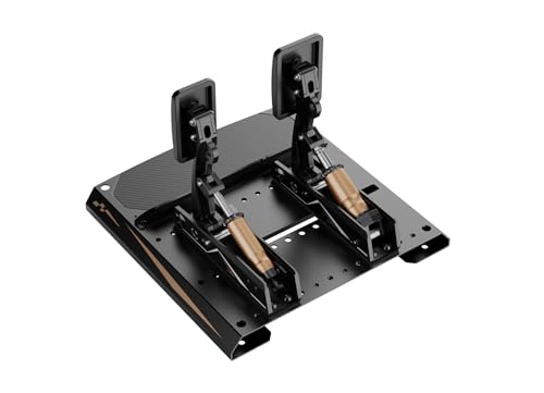 Image of MOZA CRP2 Load Cell Pedals (Throttle+Brake) Driving Sim Racing Pedal, Black