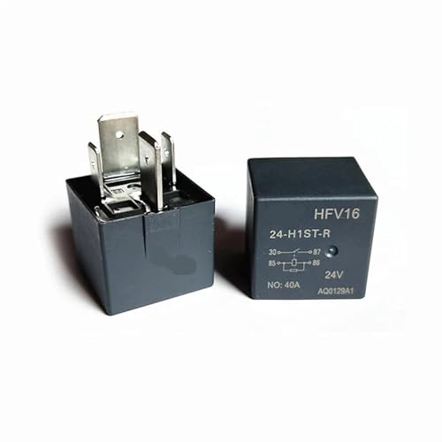 Relais de ventilateur de voiture 24V 40A HFV16-24-H1ST-R 4PIN désembuage