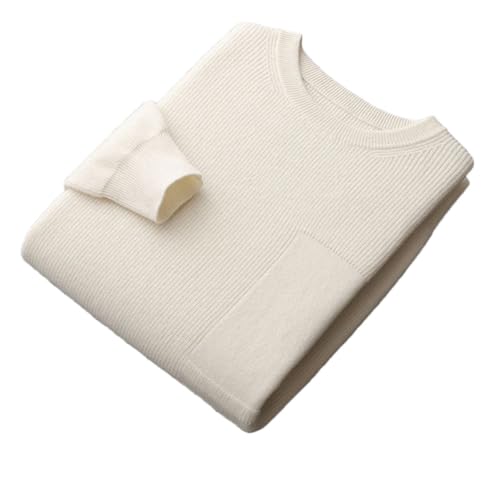 Men's Pullover Sweater Wool Sweater Casual Knitting Loose Long Sleeved Warm O-Neck Sweater