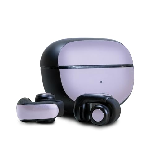 Image of Skin Compatible with Bose Ultra Open Earbuds - Solid Lilac - Premium 3M Vinyl Protective Wrap Decal Cover - Easy to Apply | Crafted in The USA by MightySkins