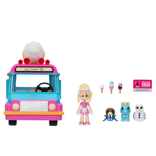 Adopt Me! Ice Cream Truck - Transforming Vehicle with Lights and Sounds - Top Online Game - Exclusive Virtual Item Code Included - Image 2