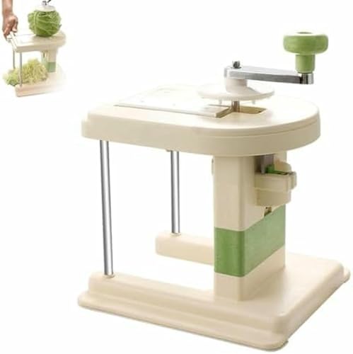 Rallador multifuncional de mano con cuchillas intercambiables para repollo, queso, chucrut