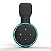 Suixing Outlet Wall Mount Holder Hanger for Echo Dot 3rd Gen, A Space-Saving with Cord Management for Smart Speakers Hide Messy Wires Place on Kitchen Bedroom & Bathroom(Black, 2Pack)