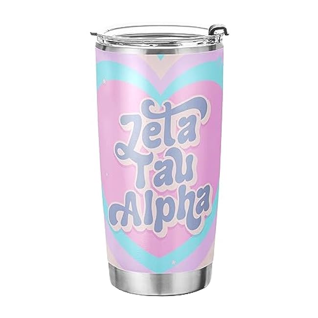 Delta Sigma Theta Sorority Paraphernalia - Official Vendor - 20 oz Stainless Steel Insulated Sublimation Tumbler - Classic