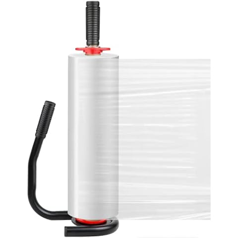 Stretch-Folienspender Verstellbare Schrumpffolienmaschine Passend für Schrumpffolie von 45,7 cm bis 50,8 cm Geeignet für industrielle Verpackungen, Kunststofffolie zum Umzug. (18-20) Cover