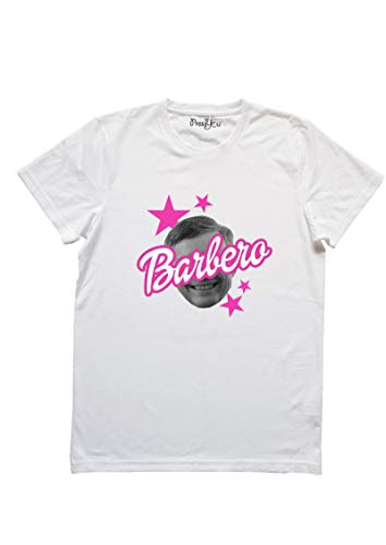 LE HERISSON Maglietta Alessandro Barbero PY-Shirt-Barb-Bianca-M-Uomo