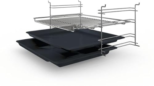 سيمنس فرن كهربائي مدمج iQ100 HB011FBR1M، سعة 71 لتر، تسخين علوي/سفلي، شواية متغيرة، رطب كلين بلس، ستانلس ستيل