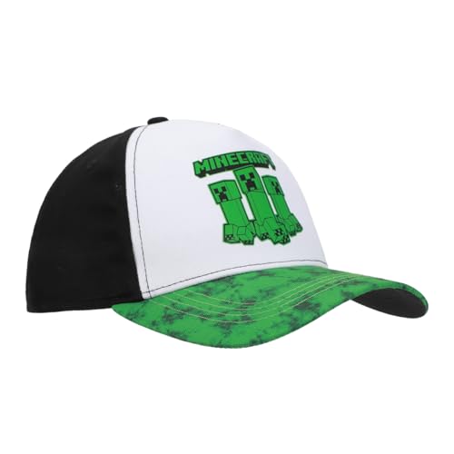 Minecraft Creepers Logo Youth Colorblock Traditional Adjustable Hat4