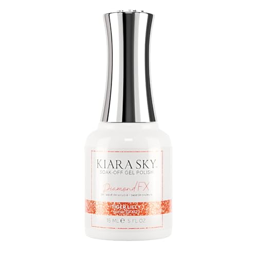 KIARA SKY Diamond FX Reflective Gel Polish (Tiger Lilly) miniatura 1