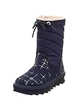Superfit Mädchen und Jungen Winterstiefel Flavia, Kinder Stiefeletten, Weite: M IV, Outdoor-Kinderschuhe, warm, Boots, Stiefel, Bootee, BLAU (000), 34 EU