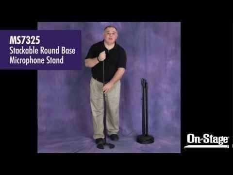 Miniatura 4 de OnStage On-Stage MS7325 - Soporte apilable para micrófono