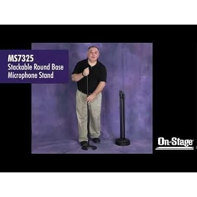 OnStage On-Stage MS7325 Stackable Microphone Stand