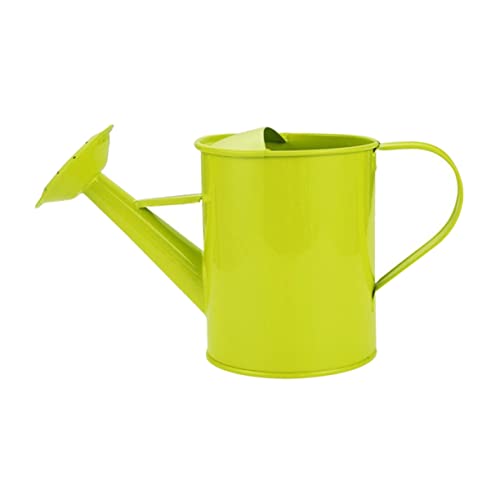 FELTECHELECTR Pot De Fleur Atteindre Jouer Corbeille Tondeuse à Gazon Pot D'arrosage Automatique Pouvez Usine Arrosage des Plantes Arrosoirs Mini Solaire Enfants Jeu d'eau Fer Forgé Light Green