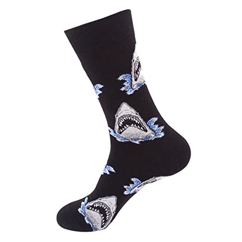 Women Fun Socks Novelty Colorful Funky Fancy Funny Casual Socks for Mother Girlfriend Socks Size 13-15, D, One Size