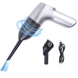 Mini-stofzuiger 6000Pa Super Zuigkracht, Aolkee 120W draagbare stofzuiger draadloos, Oplaadbare autostofzuiger, draagbare stofzuiger, Nat- en droogstofzuiger voor thuis, op kantoor, in de auto