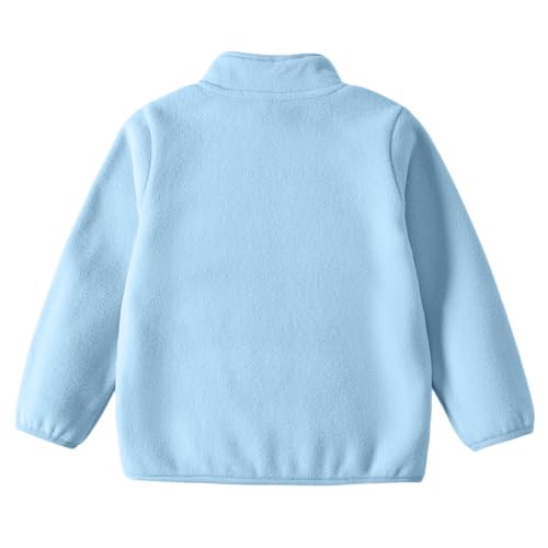 Image of Toddler Boys Girls Fleece Jacket Lightweight Fall Spring 2-12 Years