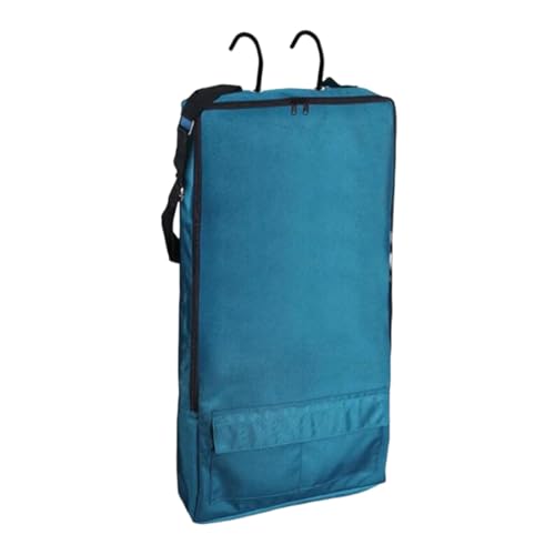 rockible Bridle Bag, Horse Tack Carry Bag Sturdy with 3 Prong Tack Rack Bridle/Halter Bag for Equestrian Reins Halters Harness Bridles, Blue