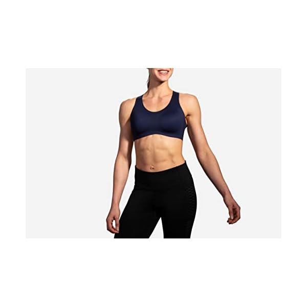 Brooks-Womens-Dare-Crossback-Run-Bra Brooks Women's Dare Crossback Run Bra Navy
