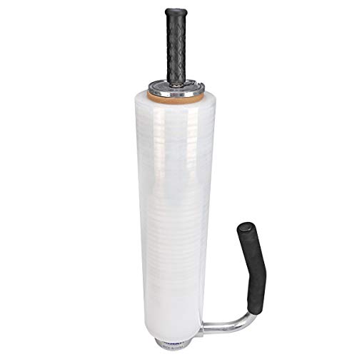 Image of shrink wrap handle,Industrial Stretch Film Dispenser including Film Cutters,Suitable for 11 inch to 21.5 inch film height Pallet Wrap.Top Quality Stainless Steel, Tough, Durable (Pack of 2)