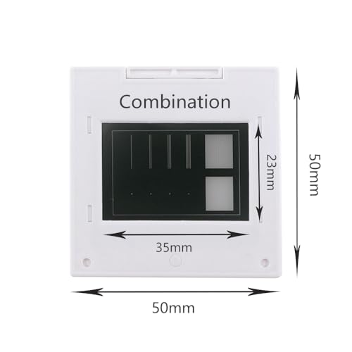 Image of Single Slit Double Slits Poisson Spot Moire Pattern Optical Elements Interference Diffraction Grating Sheet Physical Optics (Combination (1pc))