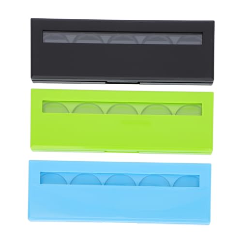 Beavorty 3個アイシャドウ収納ボックス 多機能マルチグリッド化粧品ケース コンパクト軽量 持ち運び便利 化粧品トレイ 収納容器