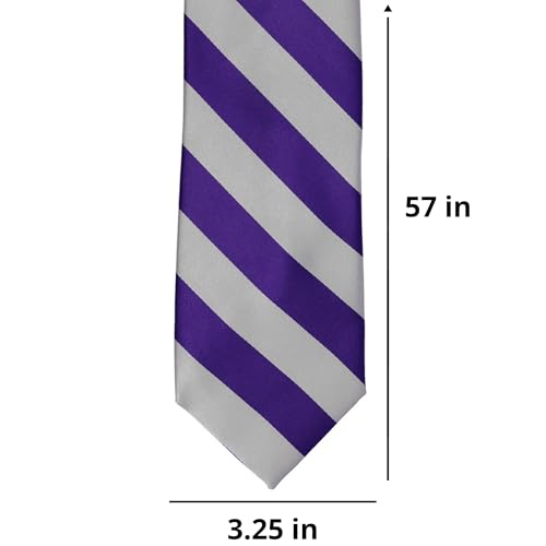 Image of tiemart Men's Striped Tie Standard Length