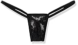 BodyZone Women's Lace Tiny Low Back Tee, Black, One Size