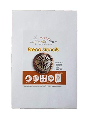 Breadtopia Bread Stencils (Set Of 5) Decoration For Breads, Cakes, And Pies #TOP6