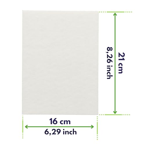 10x Universal Mikrofilter/Luftfilter/Motorfilter/Abluftfilter/Microfilter/Filtermatte zuschneidbar, ca. 190x150mm von Microsafe®