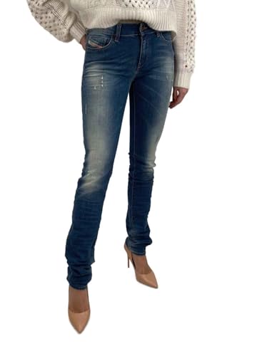 Jean droit Diesel coupe droite RF608 haut de gamme aux finitions denim luxe