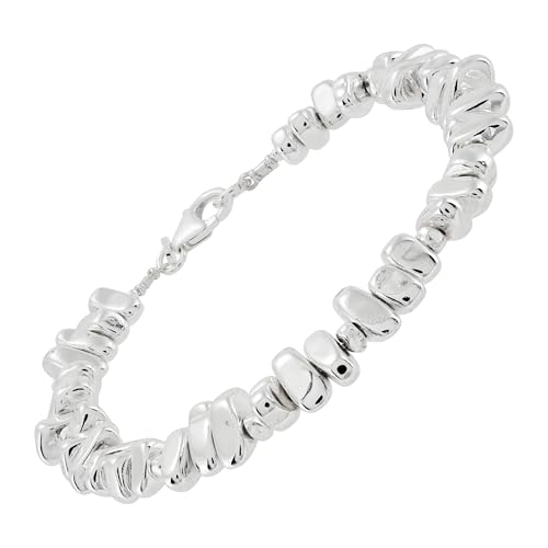 Silpada 'Collected Beauty' Sterling Silver Hematite Bead Bracelet. 7.5