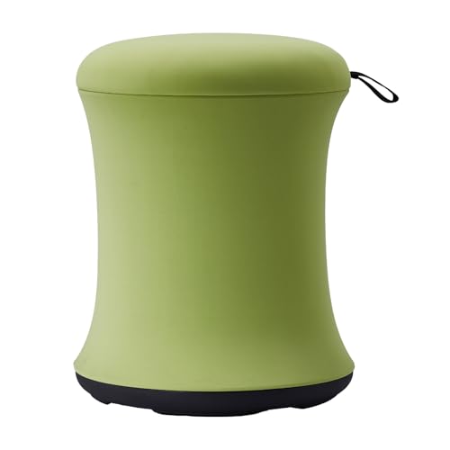 Image of VEVOR Wobble Chair, Height-Adjustable (19.3-25 inch) Wobble Chair with Fabric Cover, Flexible Seating Wobble Stool Made of Iron & Sponge, Ideal for School, Office & Home, 20 Tilt Angle, Age 12-18, Green
