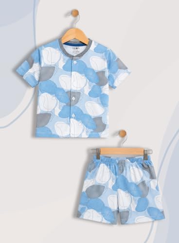 Image of 3BROS Baby Boys & Baby Girls Cotton Hosiery Clothing Set Half Sleeves T-shirt with Matching Pants (DB20HS6027 Parent)
