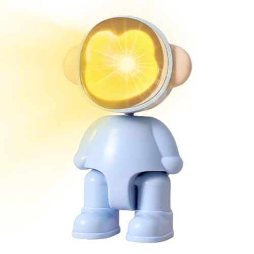 Generico Lámpara nocturna para niños – LED divertida a pilas – Luz de noche LED para dormitorio, decoración del hogar, dormitorio, salón, escritorio o mesita de noche