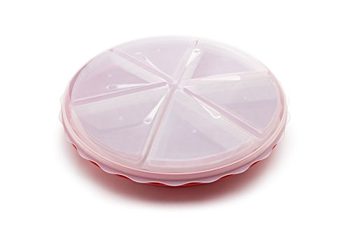 Fox Run 55426 Pie and Cake Saver Container for Whole Pie or Slices, 10-Inch, Plastic, Red by Fox Run - Image 2
