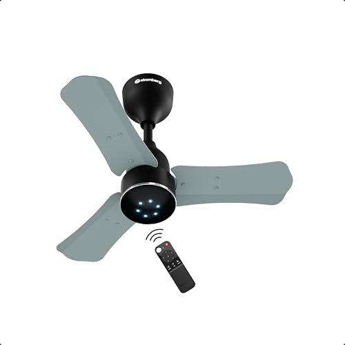atomberg Renesa Halo Smart 600mm BLDC Ceiling Fan with IoT & Remote | BEE 5 star | High Air Delivery | Low noise operation | LED Speed Indicator |...