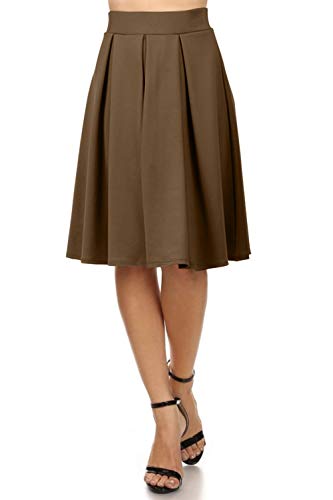 Gonna da donna svasata elasticizzata