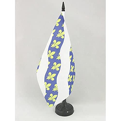 AZ FLAG - Drapeau De Table Yvelines 21x14 cm -