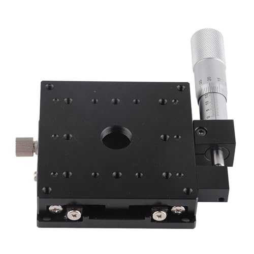 ANKROYU SEMX80 AS Linear Stages, Aluminum Alloy Manual Slide Table Cross Roller Guide, X Stage Sliding Table for Mechanical Equipment Positioning