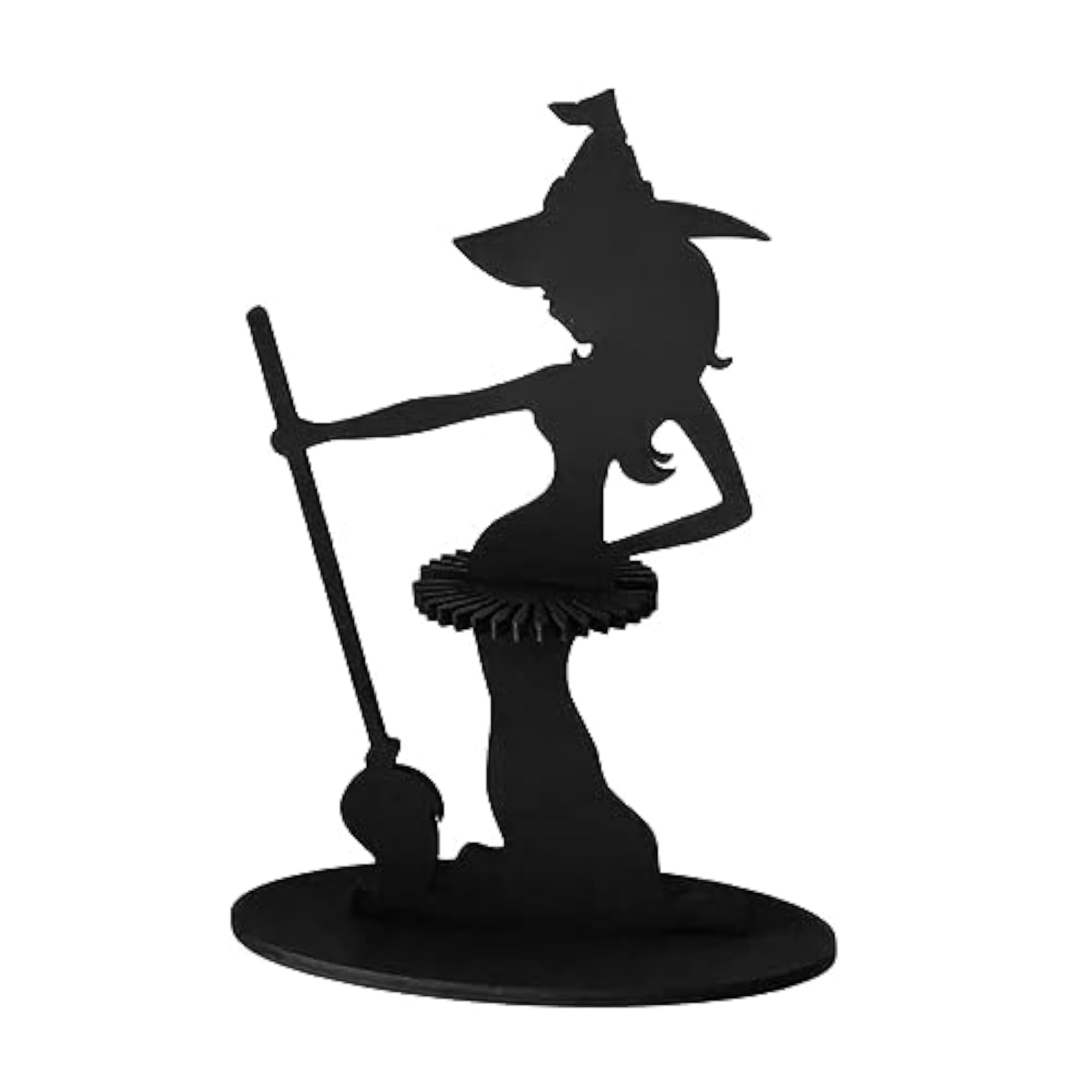 Napkin Rack Stand Witch Figure Table Decoration