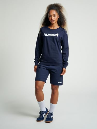 Hummel Hmlgo Cotton Logo Sweatshirt Woman Color: Marine_Talla: S - 3