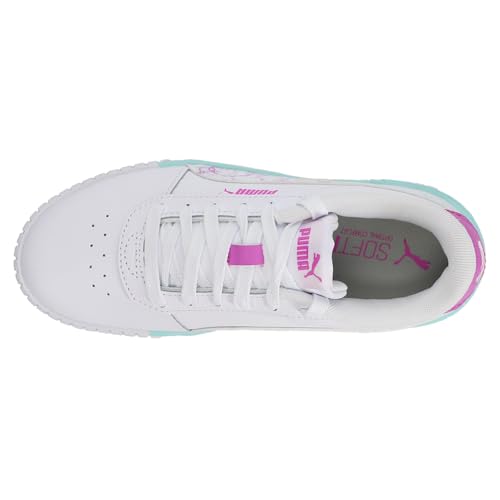 PUMA Kids Girls Carina 2.0 Bubble Dye Platform Sneakers Shoes Casual - Multi, White4