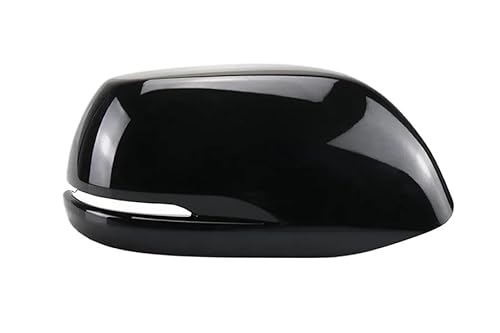 自動車用バックミラーハウジング CRV 用 CR-V 2017 2018 2019 2020 2021 2022 カーアクセサリーバックミラーシェルキャップハウジングウイングドアサイドミラーカバー 交換用サイドミラーキャップ(Black right)